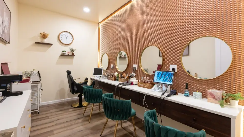 a photo of Vivian head spa scalp examination room